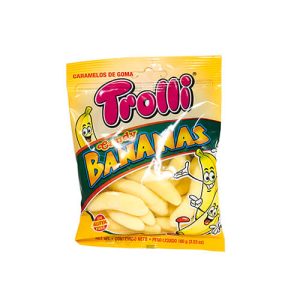 CARAMELO DE GOMA BANANA TROLLI 100g