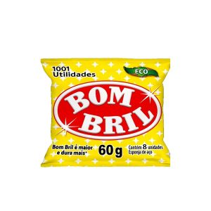 ESPONJA DE ACO 8UNID. BOM BRIL 60g