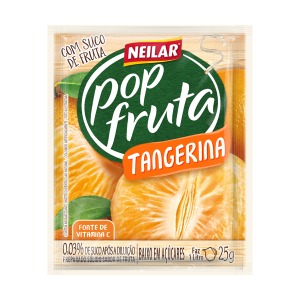 SUCO EM PO TANGERINA NEILAR POPFRUTA 25g