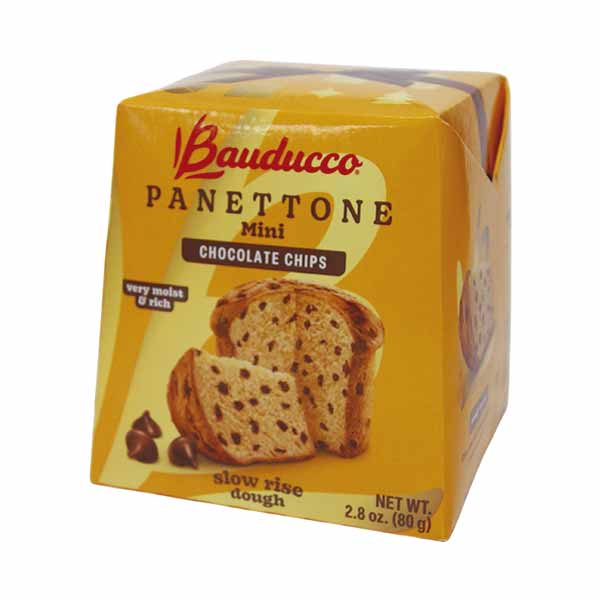 2848 MINI PANETTONE CHOCOLATE BAUDUCCO 80g - Imagen 1