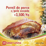 PERNIL DE PORCO C/PELE ASSADO